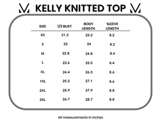 IN STOCK Kelly Knitted Top - Rose