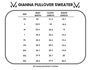 IN STOCK Gianna Pullover Sweater - Teal