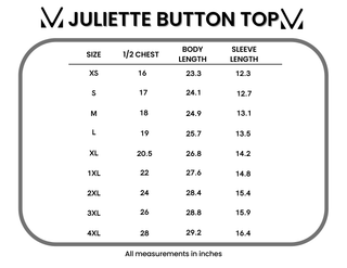 IN STOCK Juliette Button Top - Red