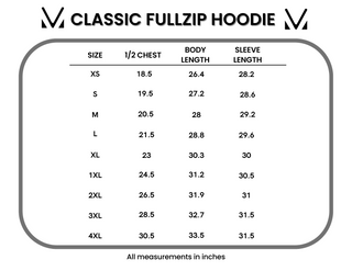 IN STOCK Classic Fullzip Hoodie - Black and Fall Floral