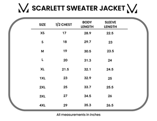 IN STOCK Scarlett Sweater Jacket - Black