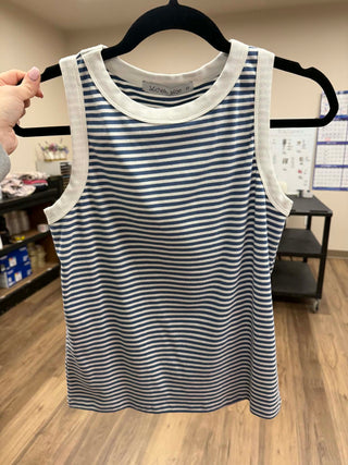 IN STOCK Classic Tank - Blue and White