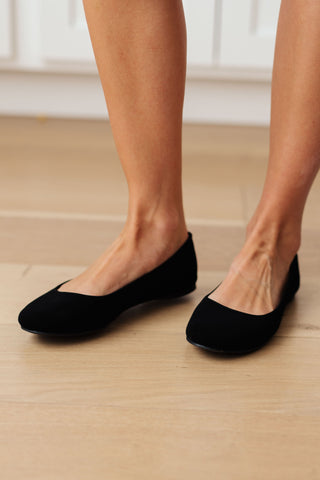 On Your Toes Ballet Flats in Black II