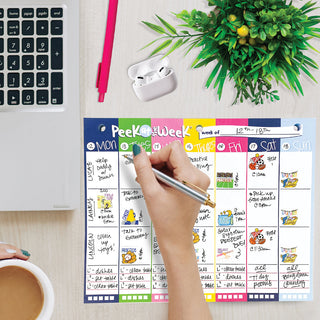 Peek at the Week® Weekly Planner Pad | Simple Cheery