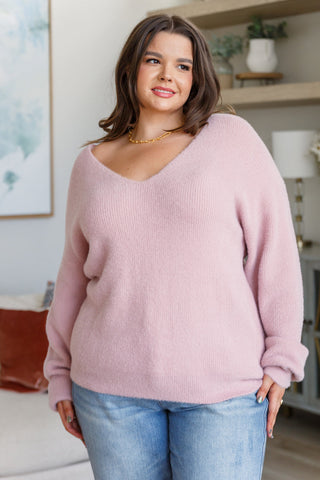 Plush Feelings V-Neck Sweater-II