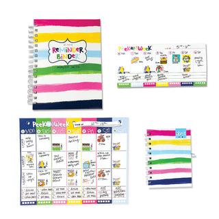 NEW! Dream Gift Planner Bundle | 2025-26 Reminder Binder® Planner | [2] Planner Pads & Pocket Notebook