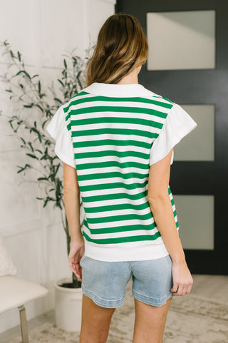 Same Page Flutter Sleeve Top