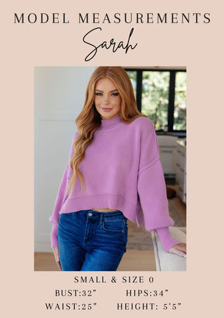 Back to Life V-Neck Sweater in Pink II