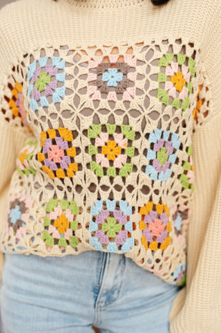 Square Dance Granny Square Sweater II