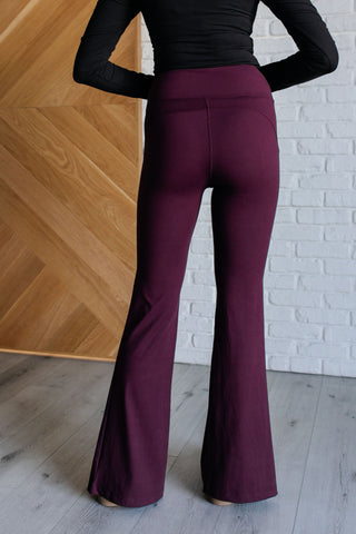 Stamina Stride Flare Leggings in Cassis II