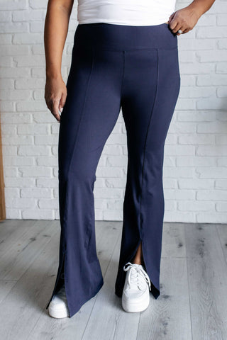 Stamina Stride Flare Leggings in Navy II