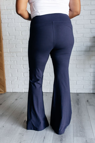 Stamina Stride Flare Leggings in Navy II