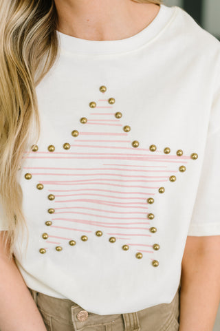 Super Star Applique Top
