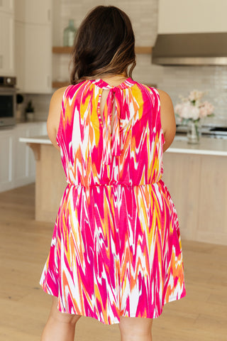 Tropical Punch Halter Dress II