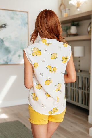 When Life Gives You Lemons Sleeveless Blouse II