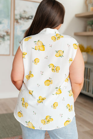 When Life Gives You Lemons Sleeveless Blouse II