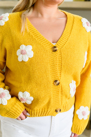 You're Enough Floral Cardigan