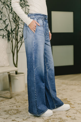 Dear Scarlett Zenim Printed Wide Leg Bottoms