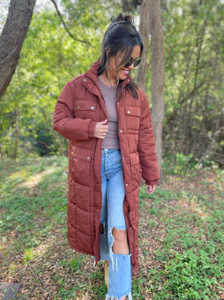 Wrap Me Up Full Length Puffer Jacket