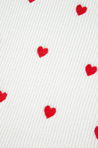 Heart On Your Sleeve Embroidered Sweater