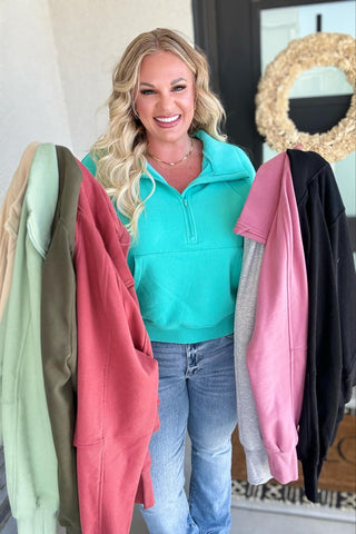 Newport Half Zip Pullover in Eight Colors
