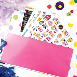 Mom Must-Have School Keepsake Kit | Class Keeper® + Photo Prop Deck + School Stickers - Denise Albright® 