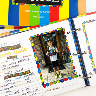 Mom Must-Have School Keepsake Kit | Class Keeper® + Photo Prop Deck + School Stickers - Denise Albright® 