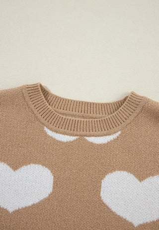 Faint of Heart Knit Sweater Top