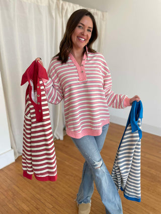Beyond the Sea Striped Top in Three Colors