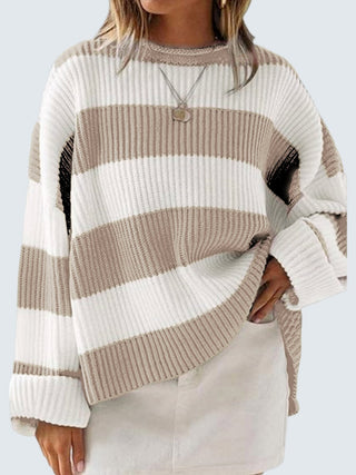 Simply Sweet Colorblock Striped Cozy Sweater