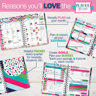 Financial Goals Bundle!  Budget Binder™ Financial Planner + Accessories - Denise Albright® 