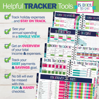 Financial Goals Bundle!  Budget Binder™ Financial Planner + Accessories - Denise Albright® 