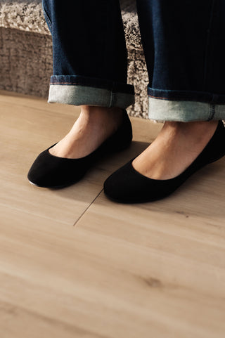 On Your Toes Ballet Flats in Black II