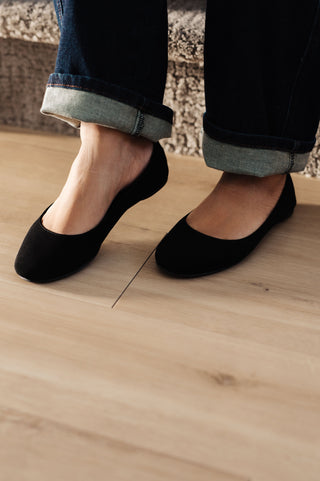 On Your Toes Ballet Flats in Black II